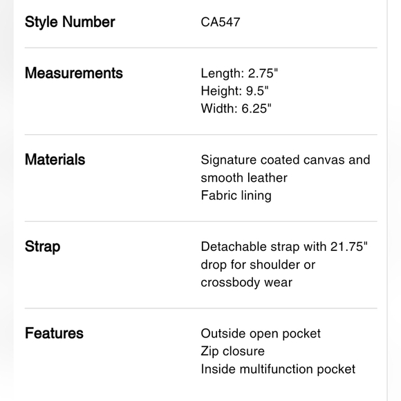 Coach Jamie Camera Bag Crossbody In Signature Canvas - Picture 4 of 11